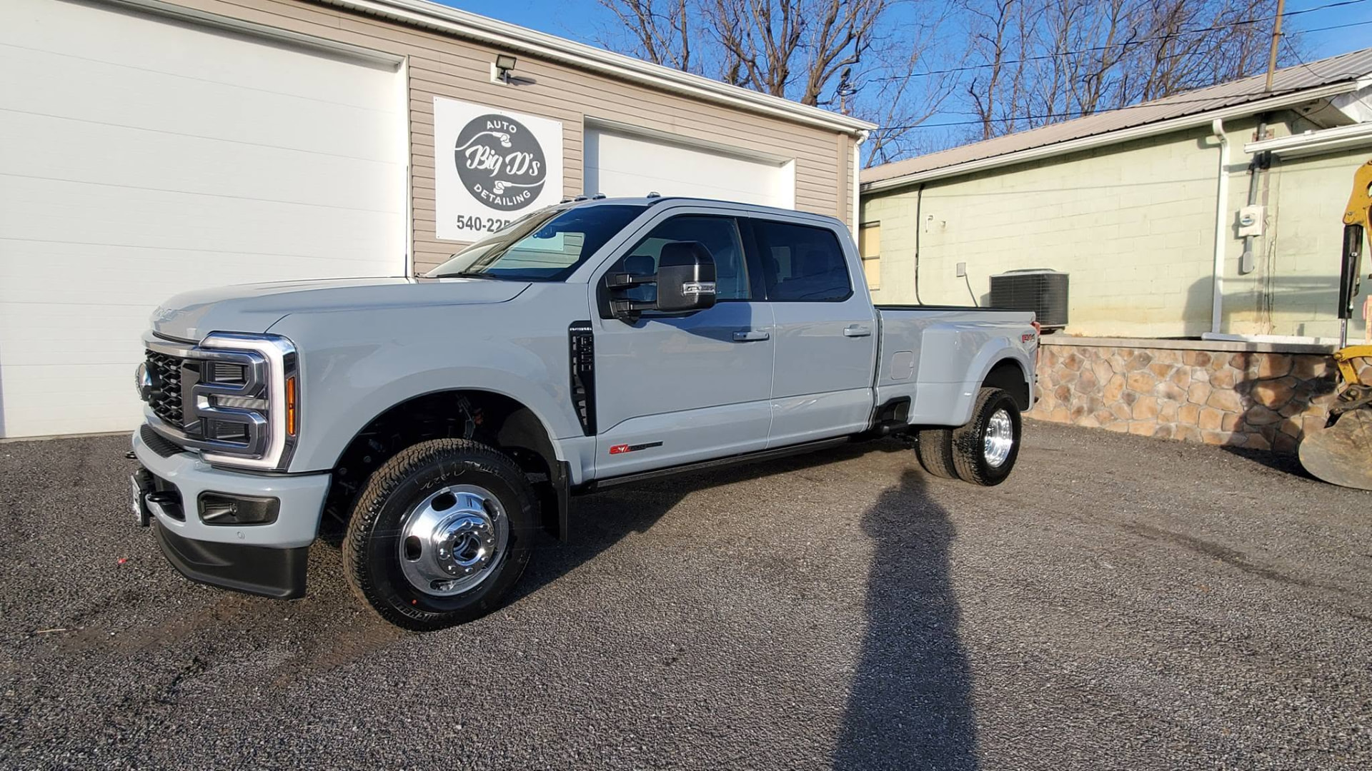 White Ford F-150 detailed by Big D's